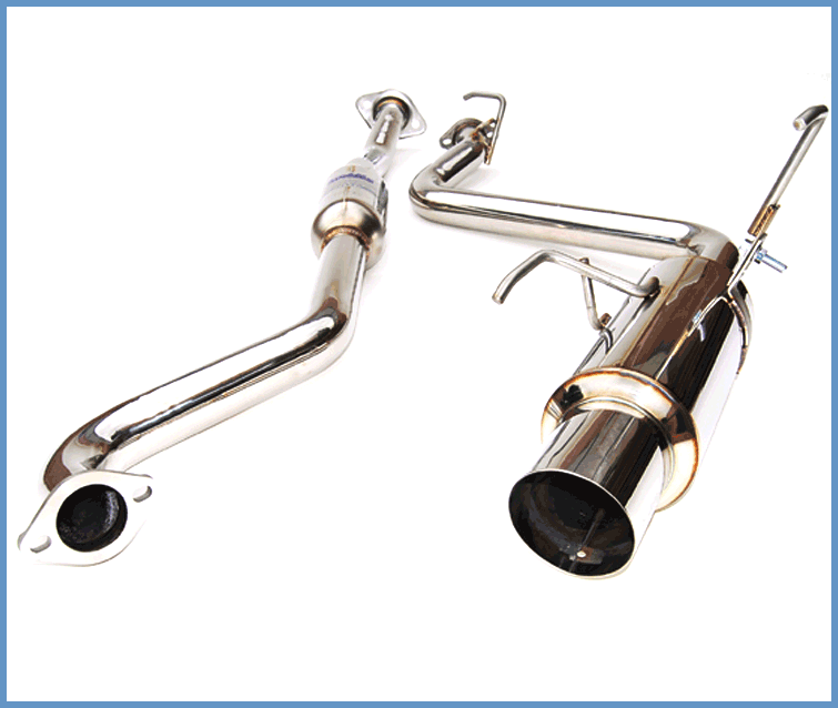Invidia HS08SI4GTP StainlessSteel Tip Cat-Back Exhaust for 08-11 Impreza 2.5i 4D