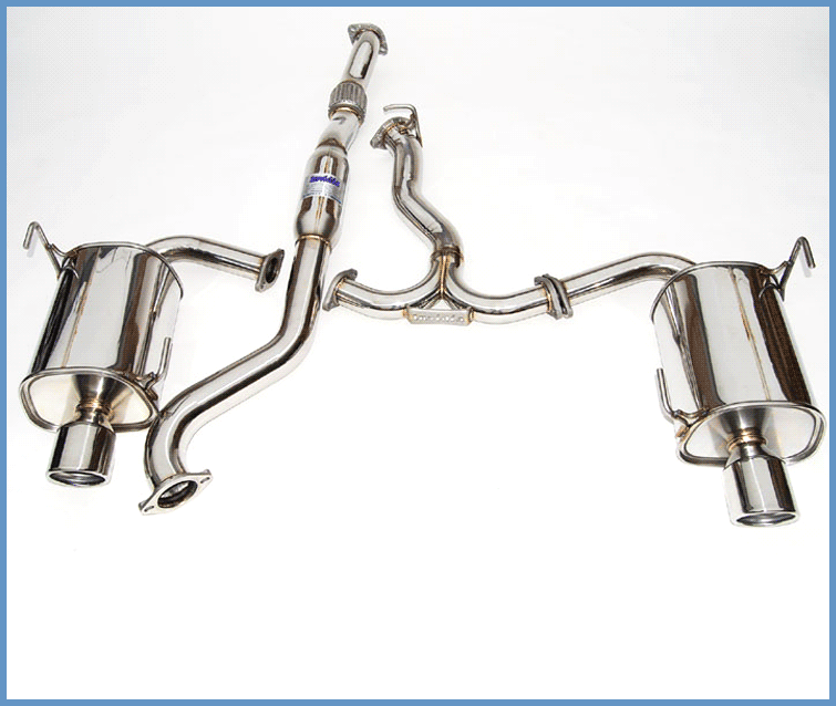 Invidia HS08SW4GT3 Rolled SS Tip Cat-Back Exhaust for Forester/Impreza